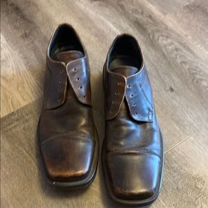 Dexter Dark Brown Leather Oxfords